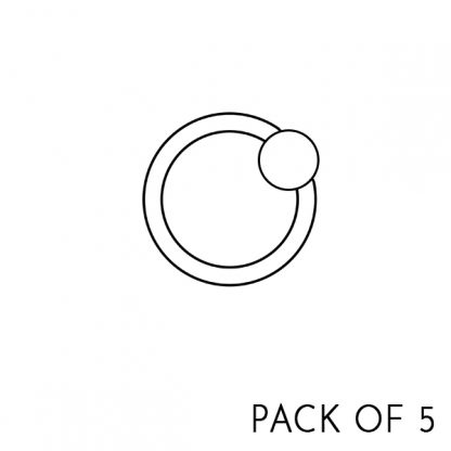 Captive Bead Ring [pack of 5]