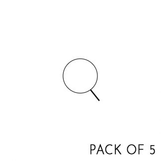 Threadless Bead [pack of 5]