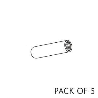 Threaded Straight Shaft [pack of 5]